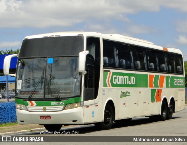 Empresa Gontijo de Transportes 21235 na cidade de São Paulo, São Paulo, Brasil, por Matheus dos Anjos Silva. ID da foto: 10758653.