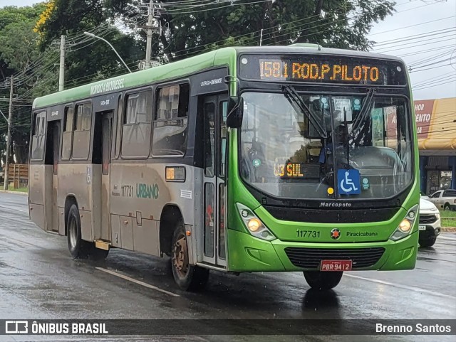 Viação Piracicabana Distrito Federal 117731 na cidade de SIA, Distrito Federal, Brasil, por Brenno Santos. Número da foto: #10757367.