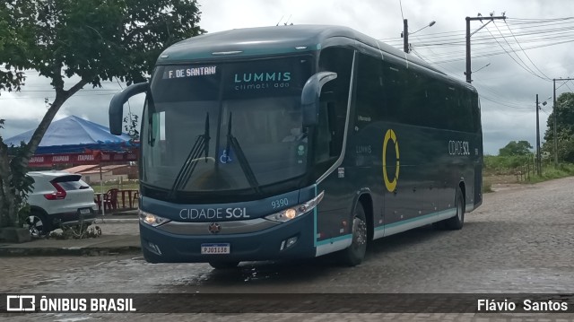 Viação Cidade Sol 9390 na cidade de Cruz das Almas, Bahia, Brasil, por Flávio  Santos. Número da foto: #10757826.