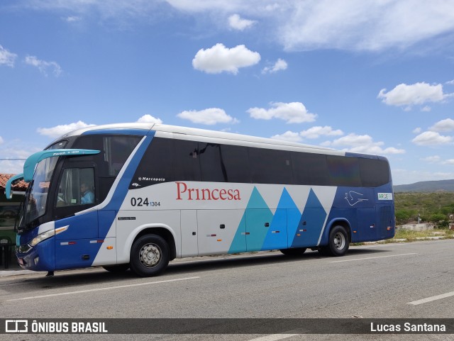 Viação Princesa dos Inhamuns 304 na cidade de Tauá, Ceará, Brasil, por Lucas Santana . Número da foto: #10758403.