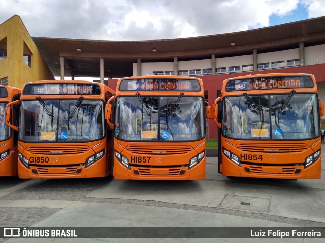 Auto Viação Redentor HI857 na cidade de Curitiba, Paraná, Brasil, por Luiz Felipe Ferreira. Número da foto: #10759301.
