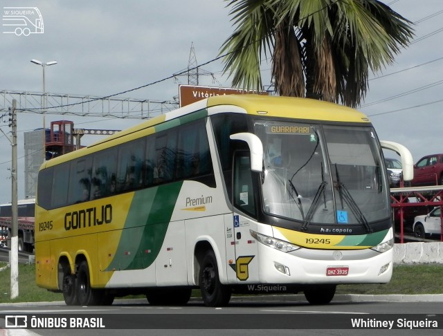 Empresa Gontijo de Transportes 19245 na cidade de Vitória, Espírito Santo, Brasil, por Whitiney Siqueira. ID da foto: 11499891.