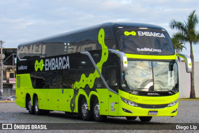 VUSC - Viação União Santa Cruz 0024 na cidade de Balneário Camboriú, Santa Catarina, Brasil, por Diego Lip. Número da foto: #11502341.