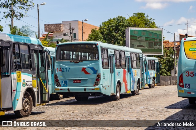 Viação Siará Grande 14217 na cidade de Fortaleza, Ceará, Brasil, por Arianderso Melo. Número da foto: #11500639.