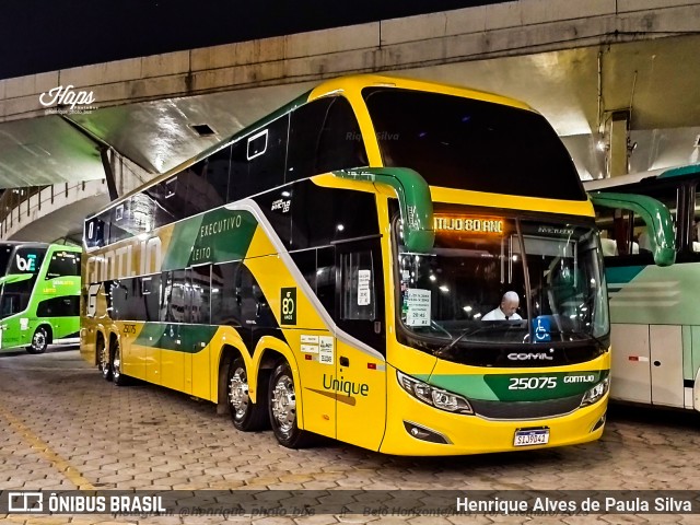 Empresa Gontijo de Transportes 25075 na cidade de Belo Horizonte, Minas Gerais, Brasil, por Henrique Alves de Paula Silva. ID da foto: 11502394.