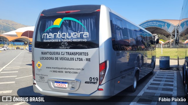 Mantiqueira Transportes e Turismo Receptivo 019 na cidade de Aparecida, São Paulo, Brasil, por Fábio Paixão. ID da foto: 11499624.