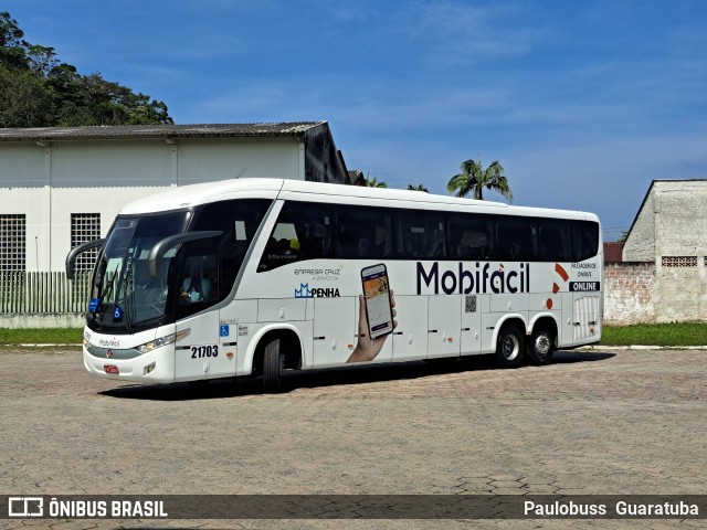 Empresa Cruz 21703 na cidade de Guaratuba, Paraná, Brasil, por Paulobuss  Guaratuba. Número da foto: #11500581.
