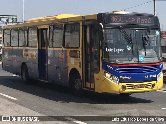 Auto Viação Reginas RJ 110.396 na cidade de Duque de Caxias, Rio de Janeiro, Brasil, por Luiz Eduardo Lopes da Silva. ID da foto: 11500277.