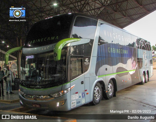 Viação Garcia 8635 na cidade de Maringá, Paraná, Brasil, por Danilo Augusto. Número da foto: #11499546.