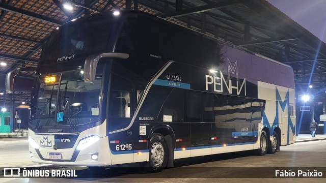 Empresa de Ônibus Nossa Senhora da Penha 61295 na cidade de Embu das Artes, São Paulo, Brasil, por Fábio Paixão. Número da foto: #11499628.