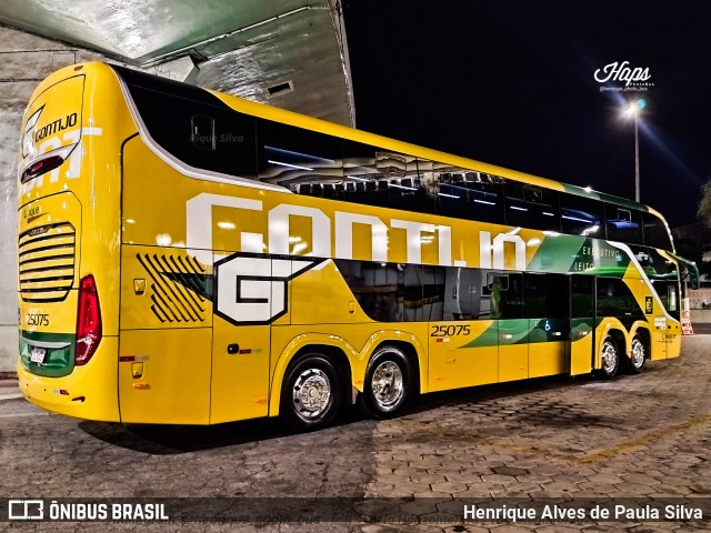 Empresa Gontijo de Transportes 25075 na cidade de Belo Horizonte, Minas Gerais, Brasil, por Henrique Alves de Paula Silva. ID da foto: 11502396.