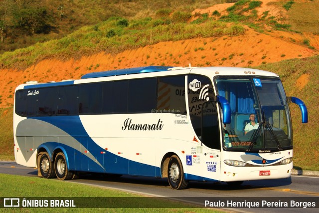 Viação Itamarati 4220 na cidade de Aparecida, São Paulo, Brasil, por Paulo Henrique Pereira Borges. Número da foto: #11500387.