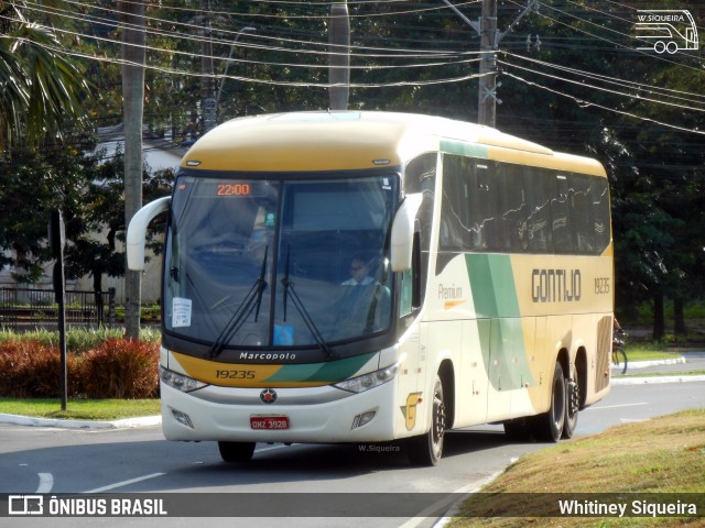 Empresa Gontijo de Transportes 19235 na cidade de Vitória, Espírito Santo, Brasil, por Whitiney Siqueira. ID da foto: 11499892.