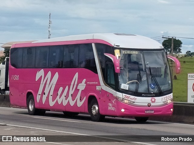 Mult Fretamento e Turismo 11500 na cidade de São José dos Campos, São Paulo, Brasil, por Robson Prado. ID da foto: 11500948.