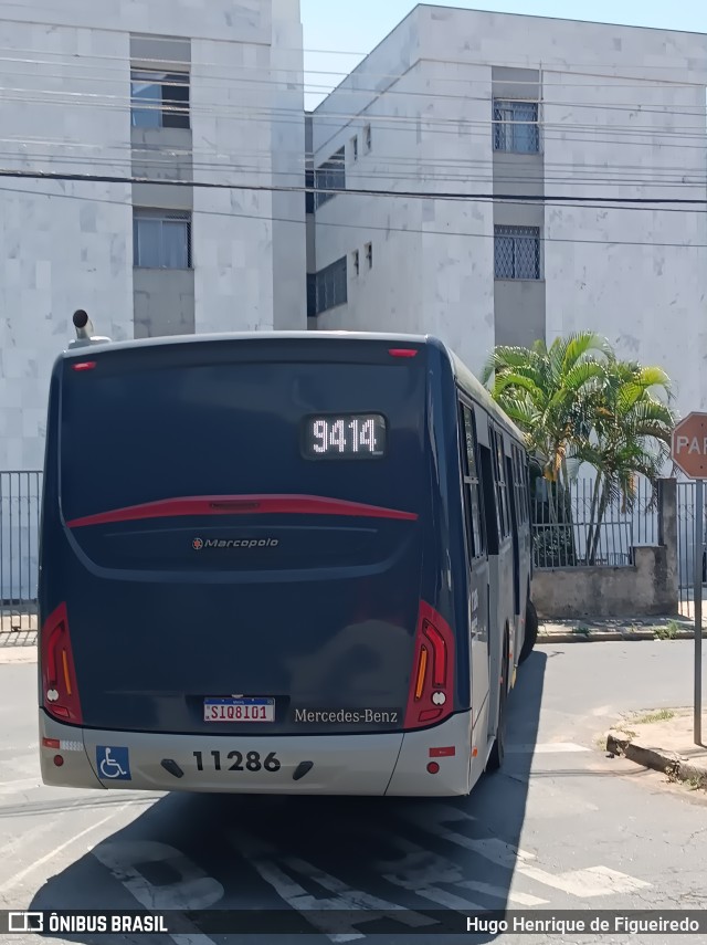 Milênio Transportes 11286 na cidade de Belo Horizonte, Minas Gerais, Brasil, por Hugo Henrique de Figueiredo. Número da foto: #11501321.