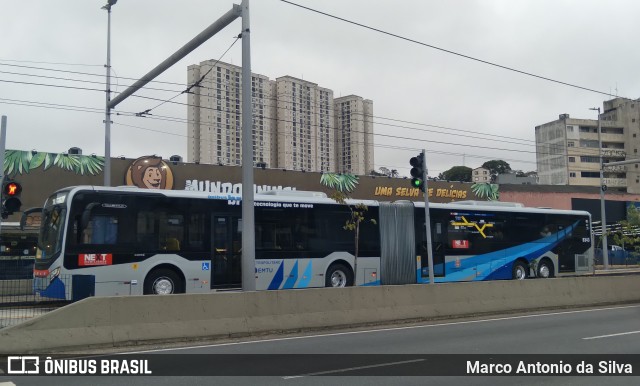 Next Mobilidade - ABC Sistema de Transporte 8343 na cidade de São Bernardo do Campo, São Paulo, Brasil, por Marco Antonio da Silva. ID da foto: 11502490.