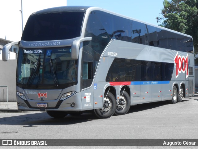 Auto Viação 1001 RJ 108.1209 na cidade de Rio de Janeiro, Rio de Janeiro, Brasil, por Augusto César. ID da foto: 11499570.