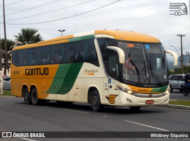 Empresa Gontijo de Transportes 19290 na cidade de Vitória, Espírito Santo, Brasil, por Whitiney Siqueira. ID da foto: 11499893.