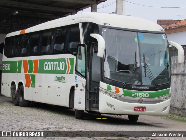 Empresa Gontijo de Transportes 21610 na cidade de Fortaleza, Ceará, Brasil, por Alisson Wesley. ID da foto: 11501559.