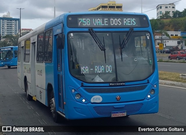 Santa Zita Transportes Coletivos 21273 na cidade de Cariacica, Espírito Santo, Brasil, por Everton Costa Goltara. Número da foto: #11499942.