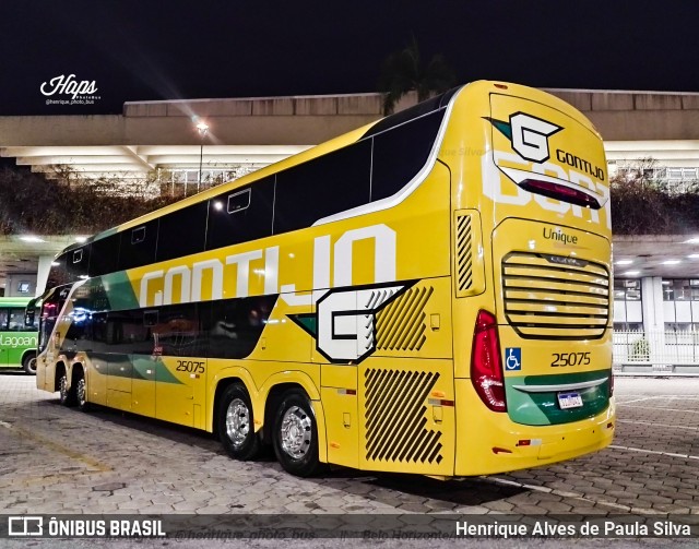 Empresa Gontijo de Transportes 25075 na cidade de Belo Horizonte, Minas Gerais, Brasil, por Henrique Alves de Paula Silva. Número da foto: #11502395.