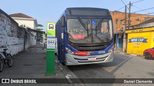 BR Mobilidade Baixada Santista 721120 na cidade de Santos, São Paulo, Brasil, por Daniel Clemente. Número da foto: #11499662.