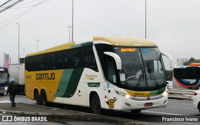Empresa Gontijo de Transportes 18060 na cidade de São Paulo, São Paulo, Brasil, por Francisco Ivano. Número da foto: #11502364.