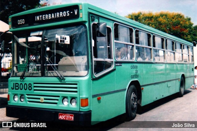 Auto Viação Água Verde JB008 na cidade de Curitiba, Paraná, Brasil, por João Silva. ID da foto: 11500610.