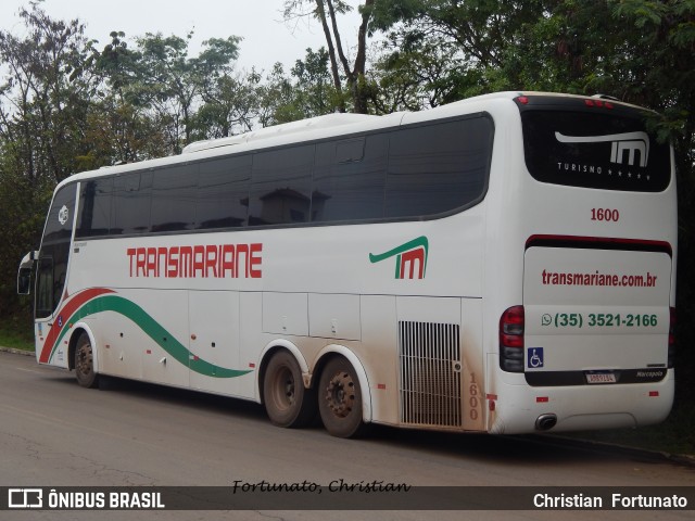 Transmariane Turismo 1600 na cidade de Congonhas, Minas Gerais, Brasil, por Christian  Fortunato. Número da foto: #11499636.