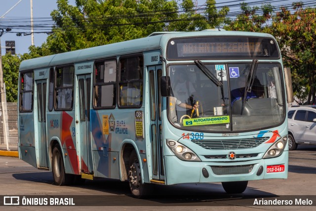 Viação Siará Grande 14308 na cidade de Fortaleza, Ceará, Brasil, por Arianderso Melo. Número da foto: #11501972.