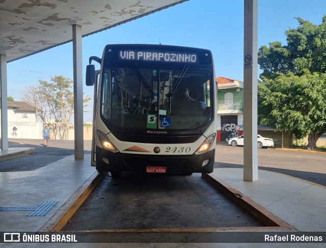 Jandaia Transportes e Turismo 2430 na cidade de Pirapozinho, São Paulo, Brasil, por Rafael Rodenas. ID da foto: 11499994.