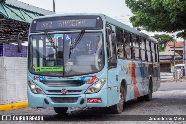 Viação Siará Grande 14214 na cidade de Fortaleza, Ceará, Brasil, por Arianderso Melo. Número da foto: #11500619.