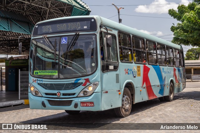 Viação Siará Grande 14211 na cidade de Fortaleza, Ceará, Brasil, por Arianderso Melo. Número da foto: #11500592.