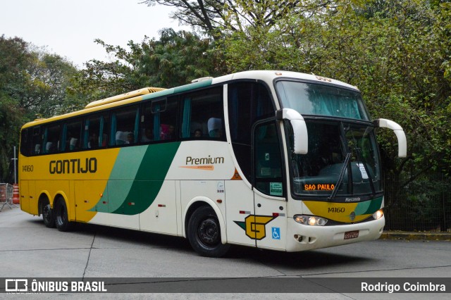 Empresa Gontijo de Transportes 14160 na cidade de São Paulo, São Paulo, Brasil, por Rodrigo Coimbra. ID da foto: 11501793.