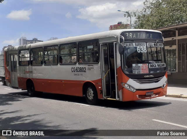Transcol CG-63802 na cidade de Belém, Pará, Brasil, por Fabio Soares. Número da foto: #11525806.