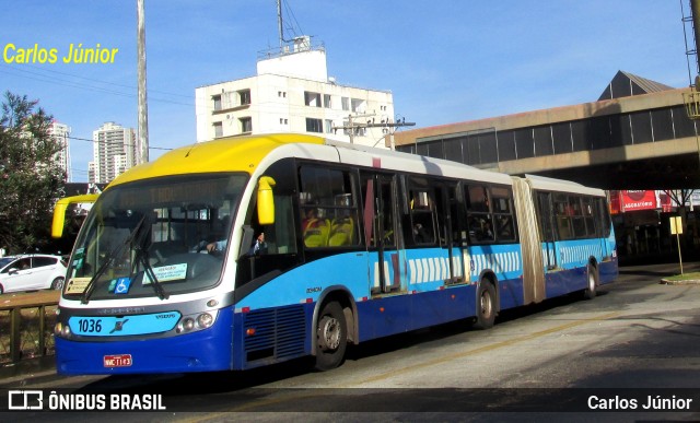 Metrobus 1036 na cidade de Goiânia, Goiás, Brasil, por Carlos Júnior. ID da foto: 11527134.