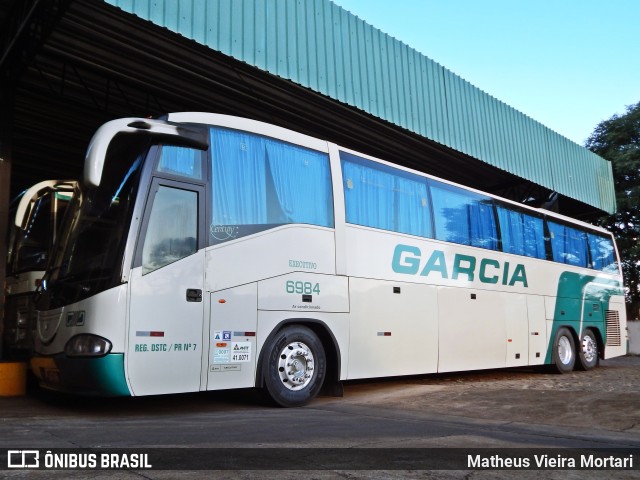 Viação Garcia 6984 na cidade de Londrina, Paraná, Brasil, por Matheus Vieira Mortari. Número da foto: #11526863.