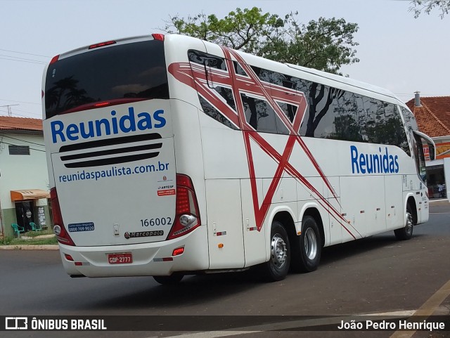 Empresa Reunidas Paulista de Transportes 166002 na cidade de Jaú, São Paulo, Brasil, por João Pedro Henrique. ID da foto: 11527838.