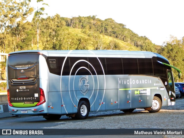 Viação Garcia 82118 na cidade de Imbaú, Paraná, Brasil, por Matheus Vieira Mortari. ID da foto: 11526888.