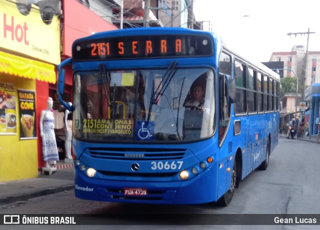 Viação Zurick 30667 na cidade de Belo Horizonte, Minas Gerais, Brasil, por Gean Lucas. ID da foto: 11528323.