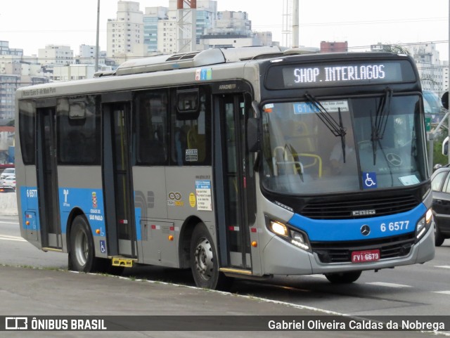 Transwolff Transportes e Turismo 6 6577 na cidade de São Paulo, São Paulo, Brasil, por Gabriel Oliveira Caldas da Nobrega. Número da foto: #11528834.