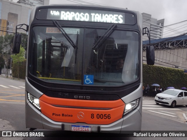 TRANSPPASS - Transporte de Passageiros 8 0056 na cidade de São Paulo, São Paulo, Brasil, por Rafael Lopes de Oliveira. ID da foto: 11528436.