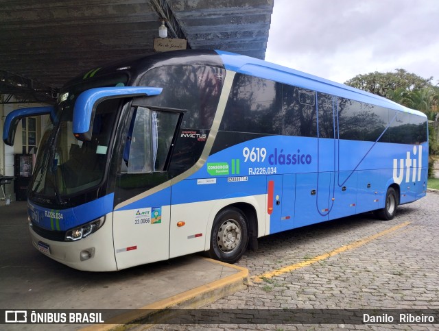 UTIL - União Transporte Interestadual de Luxo 9619 na cidade de Valença, Rio de Janeiro, Brasil, por Danilo  Ribeiro. Número da foto: #11528269.