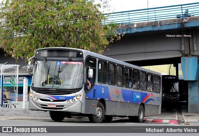 BBTT - Benfica Barueri Transporte e Turismo 1155 na cidade de Itapevi, São Paulo, Brasil, por Michael  Alberto Vieira. ID da foto: 11529696.