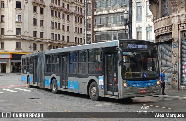 Viação Paratodos > São Jorge > Metropolitana São Paulo > Mobibrasil 6 3025 na cidade de São Paulo, São Paulo, Brasil, por Alex Marques. ID da foto: 11528186.