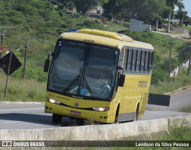 Viação Itapemirim 8537 na cidade de Caruaru, Pernambuco, Brasil, por Lenilson da Silva Pessoa. ID da foto: 11529810.