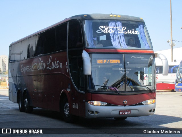 Expresso São Luiz 6940 na cidade de Goiânia, Goiás, Brasil, por Glauber Medeiros. Número da foto: #11529332.