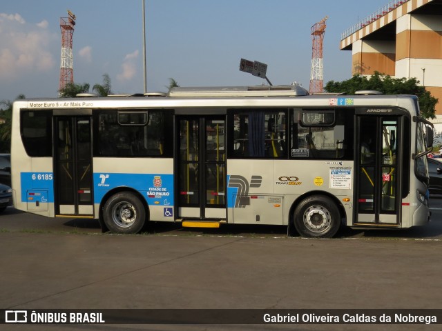 Transwolff Transportes e Turismo 6 6185 na cidade de São Paulo, São Paulo, Brasil, por Gabriel Oliveira Caldas da Nobrega. ID da foto: 11528830.