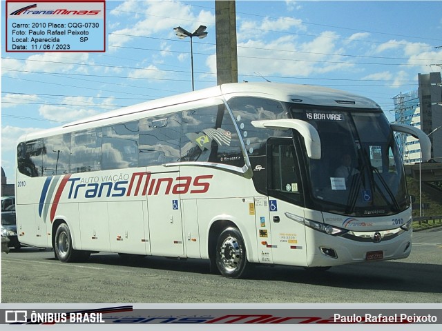 Auto Viação TransMinas 2010 na cidade de Aparecida, São Paulo, Brasil, por Paulo Rafael Peixoto. Número da foto: #11528251.