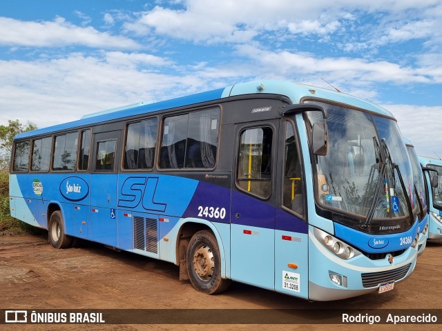 Viação São Luiz 24360 na cidade de Congonhas, Minas Gerais, Brasil, por Rodrigo  Aparecido. ID da foto: 11532613.